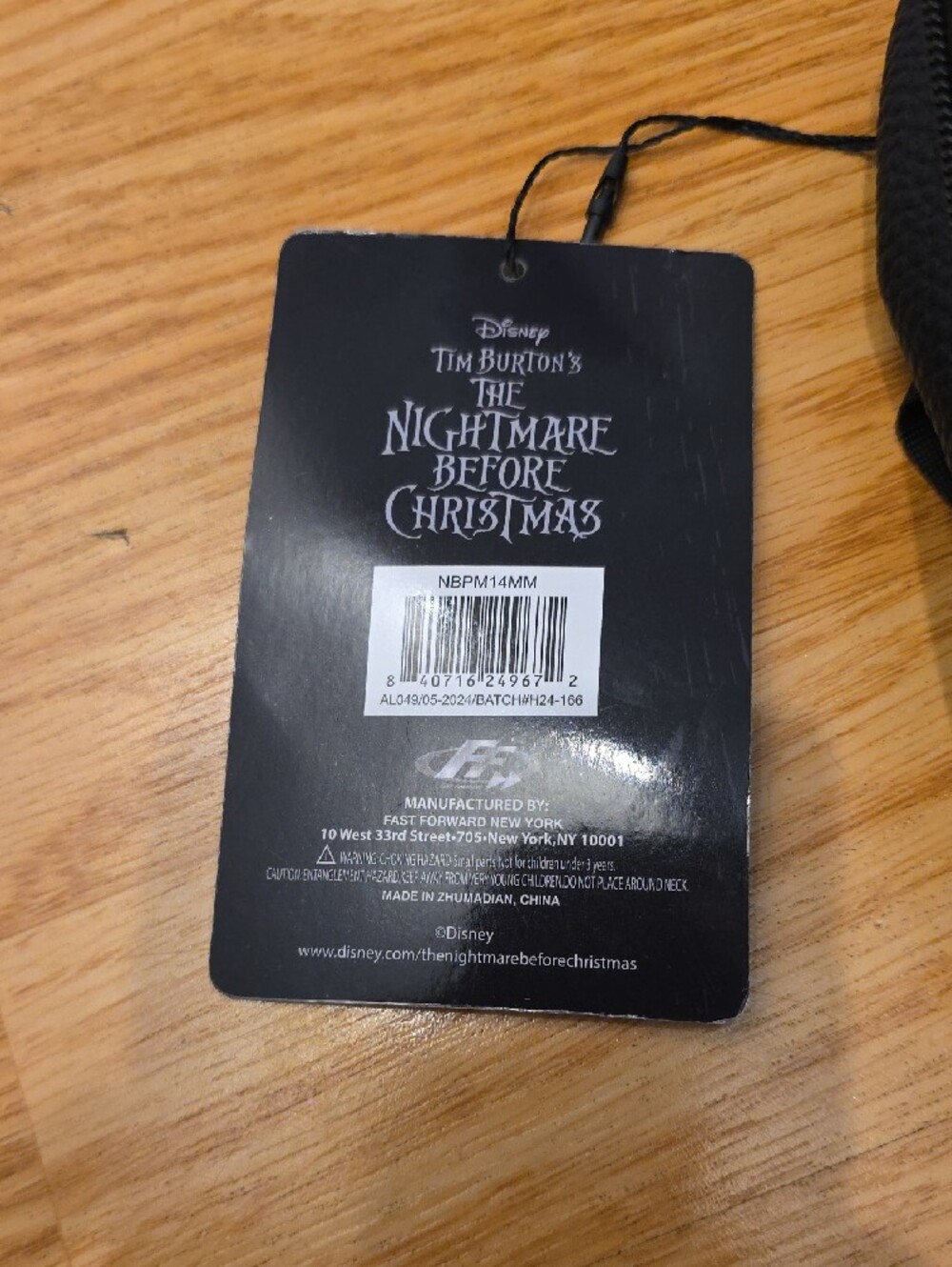 The Nightmare Before Christmas Jack Skellington Mini Backpack - Picture 3 of 6